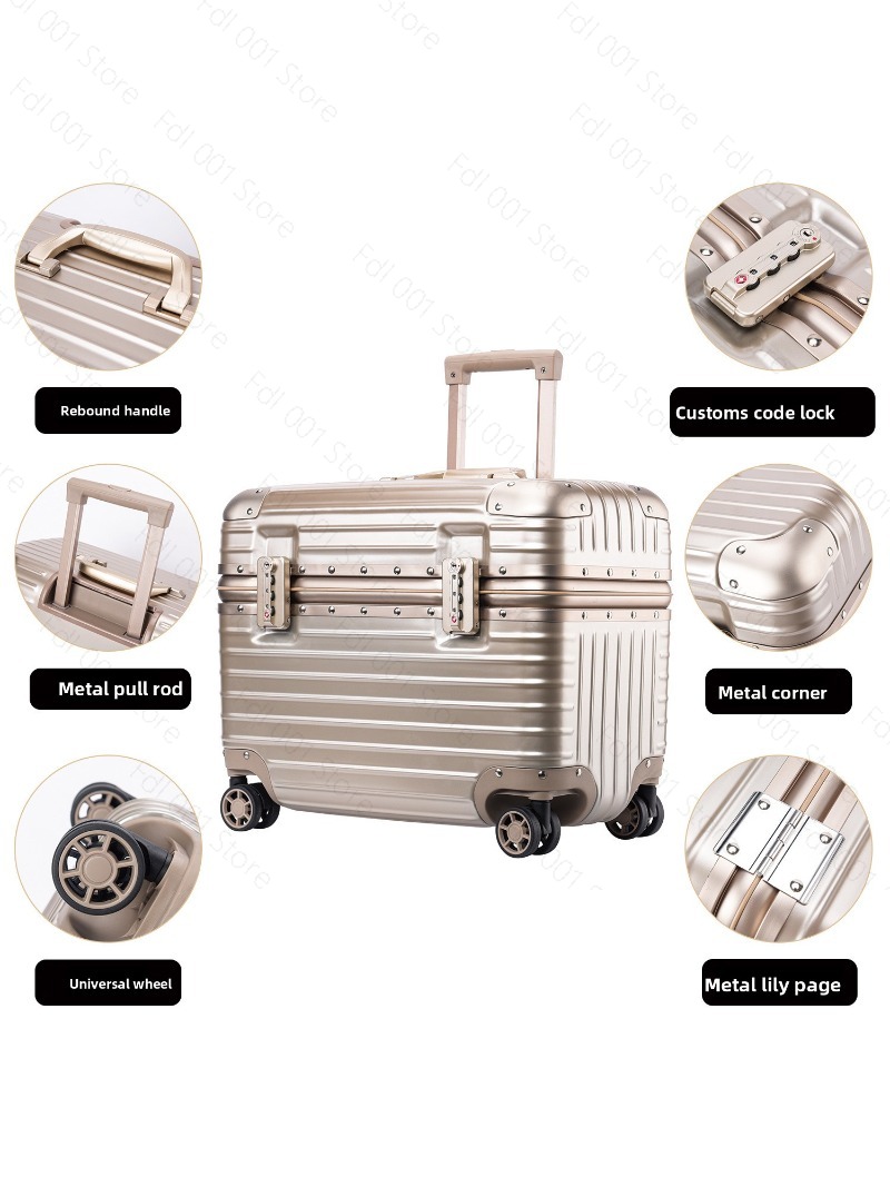 Upper flip cover aluminum fram - Travel Luggage Set review and price