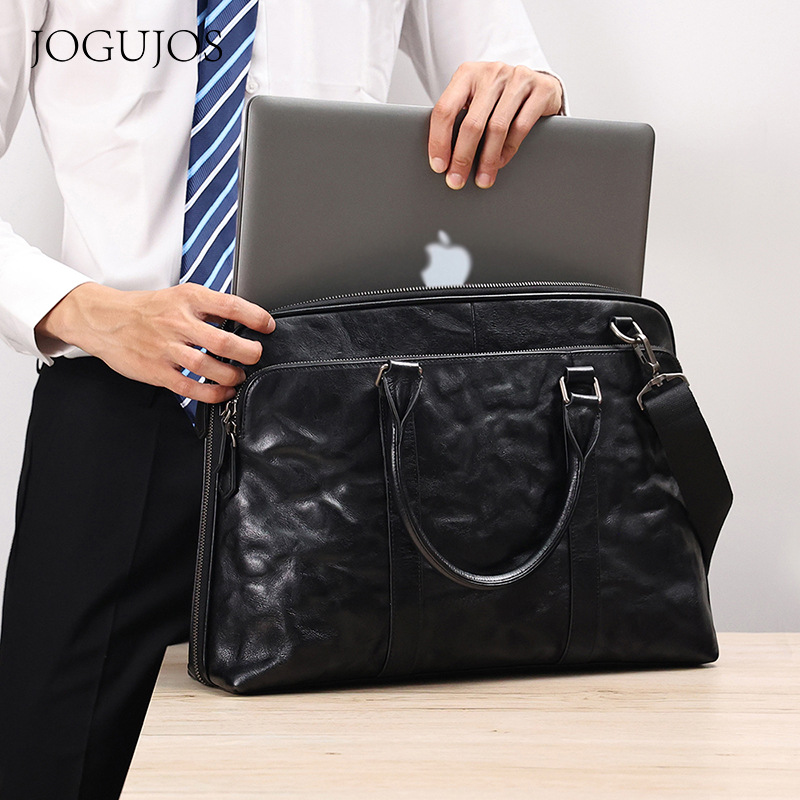 2025 New Genuine Leather Men's - Leather Briefcase review and price
