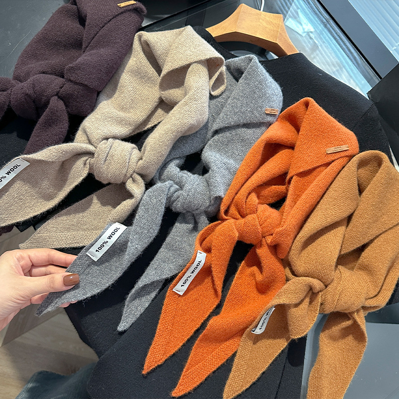 Knitted Scarf Women 100% Wool  - Cashmere Scarf review and price