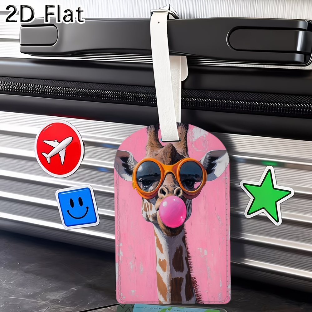 Cute Giraffe Luggage Tag Trave - Travel Luggage Set review and price
