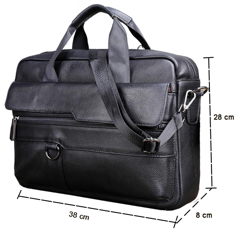 Large Men's Genuine Leather Ha - Leather Briefcase review and price