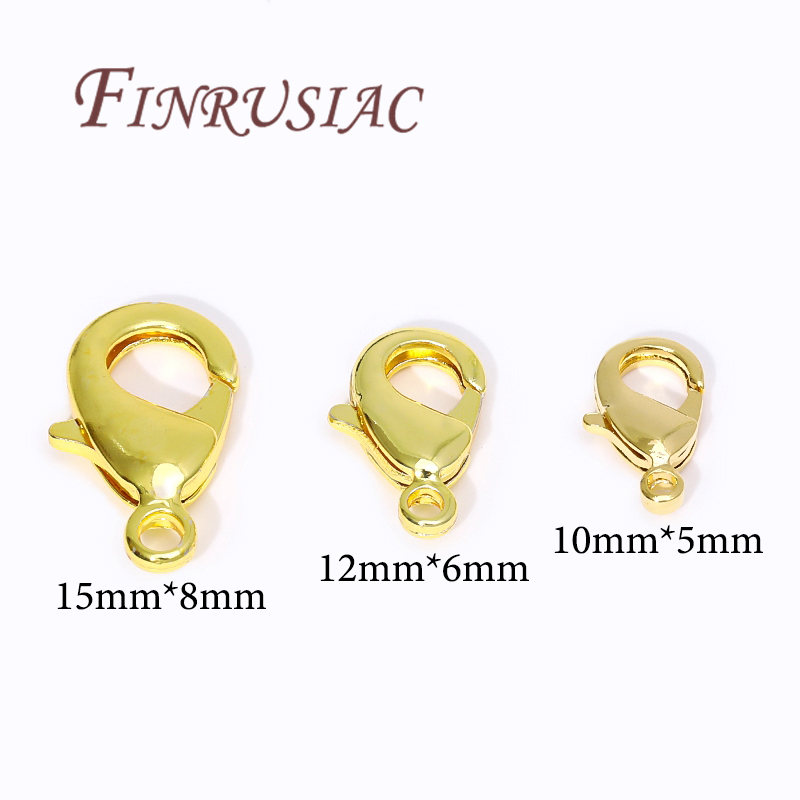 18K Gold Plated Lobster Clasps - Gold Plated Jewelry review and price