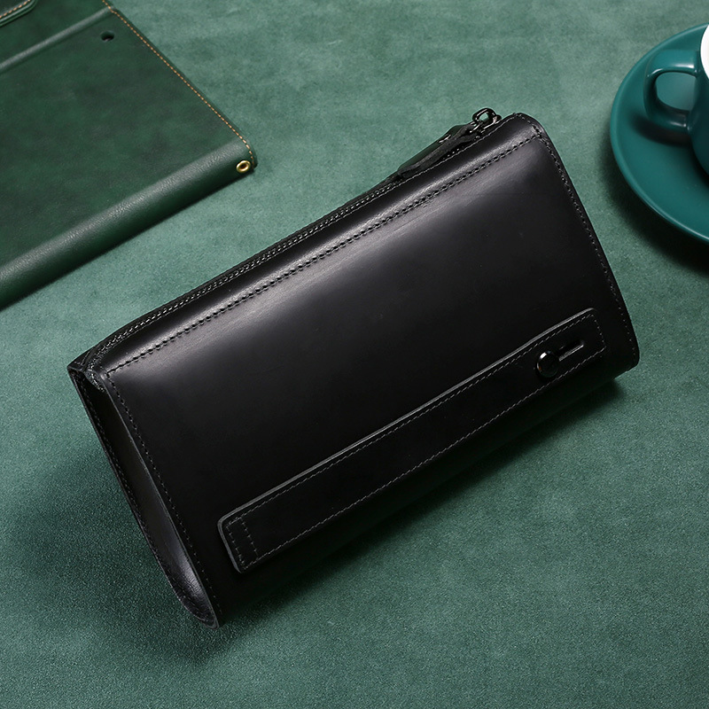 Men's Clutches Long Handbag Bu - Leather Wallet Men review and price