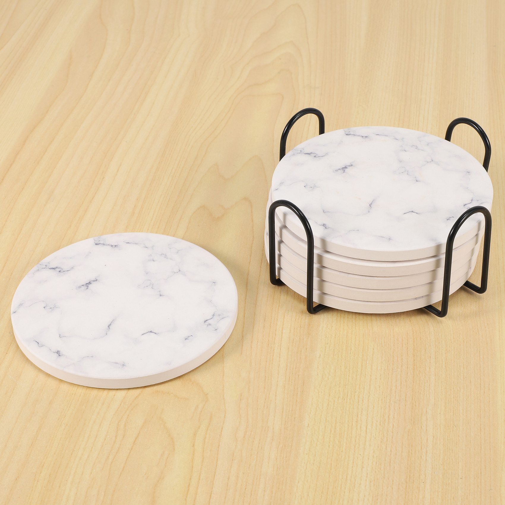 ABAH-Absorbent Coasters For Dr - Marble Coaster Set review and price