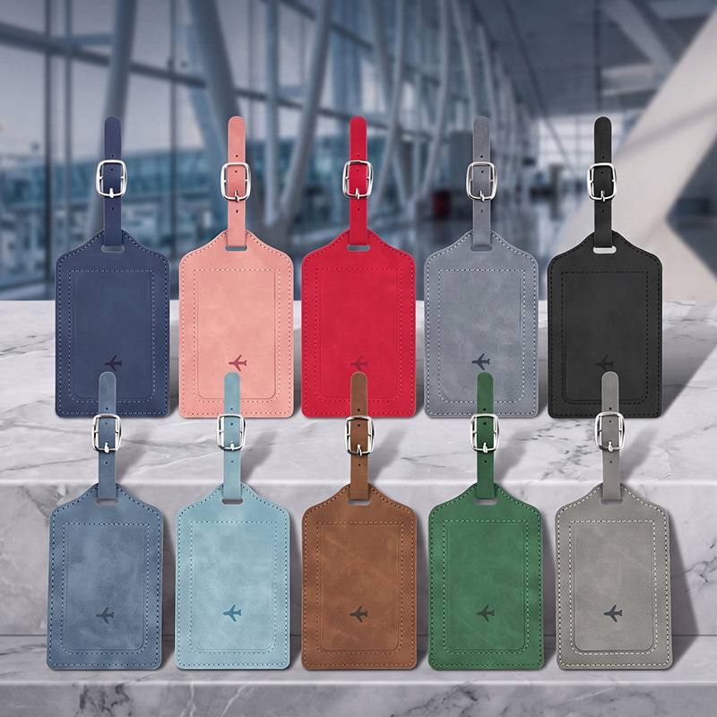 1PC PU Leather Luggage Tag Wom - Travel Luggage Set review and price