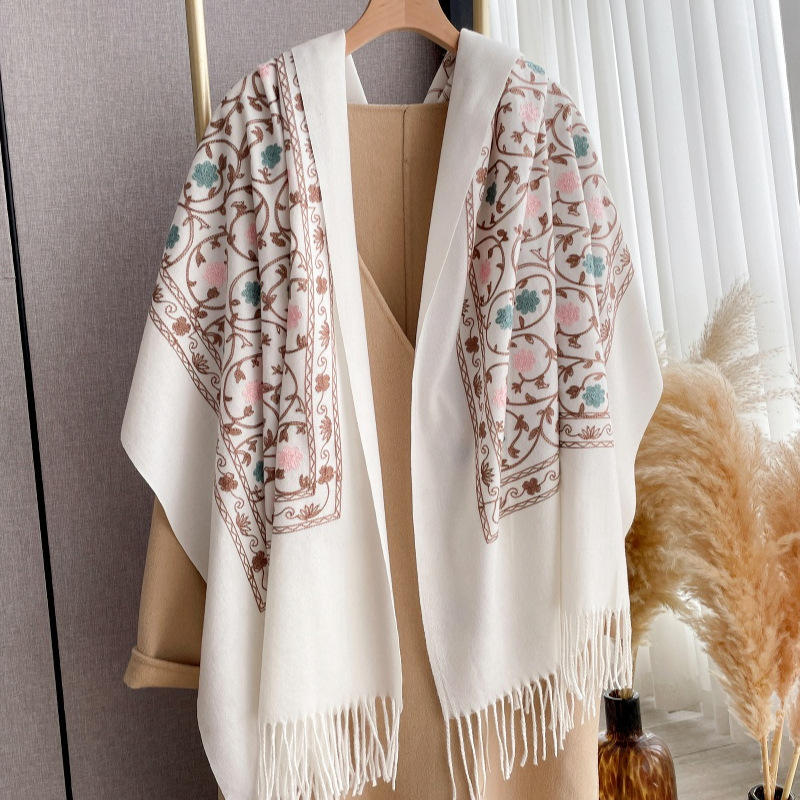 2025 New Embroidery Cashmere S - Cashmere Scarf review and price