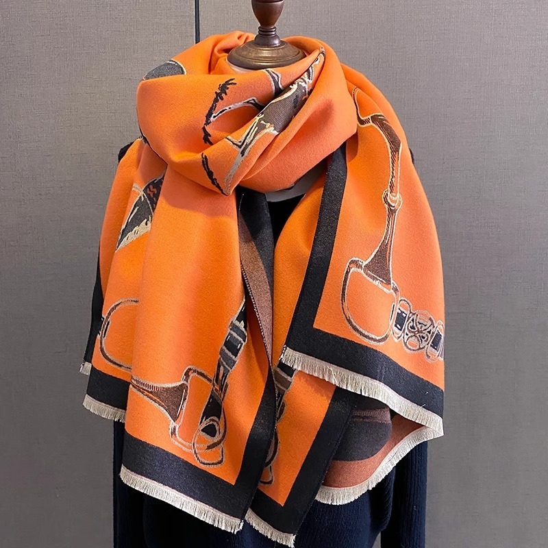 Retro Rider Horse Imitation Ca - Cashmere Scarf review and price