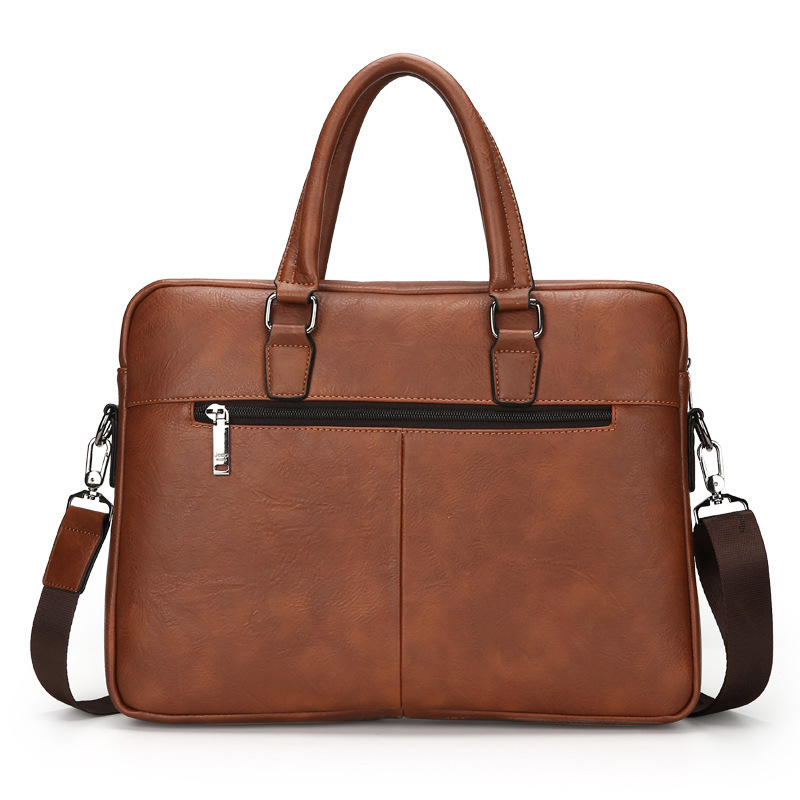 CFUN YA New Man Handbag 14 Inc - Leather Briefcase review and price