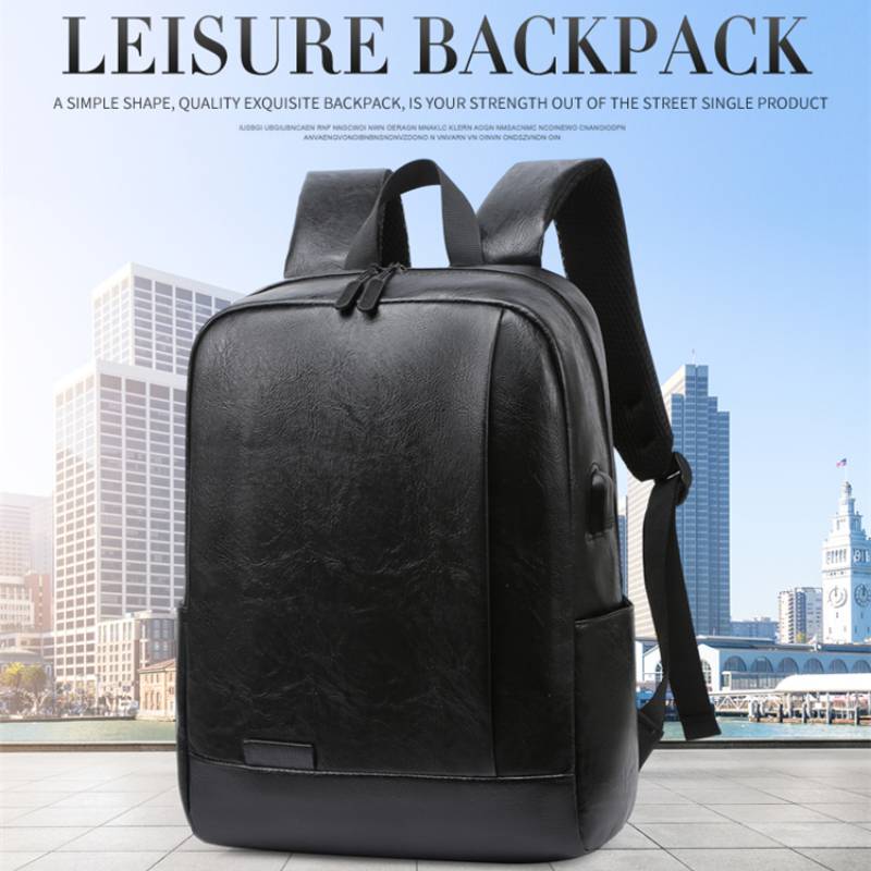 Men Fashionable Backpack PU Le - Leather Briefcase review and price