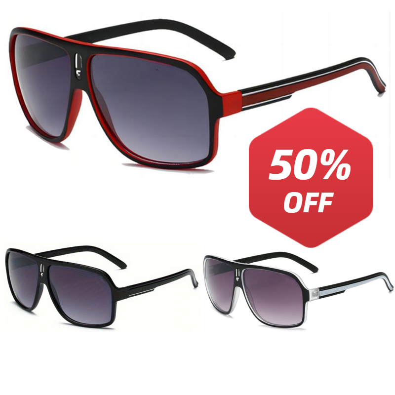 Large curved retro style fashi - Sunglasses Uv400 review and price