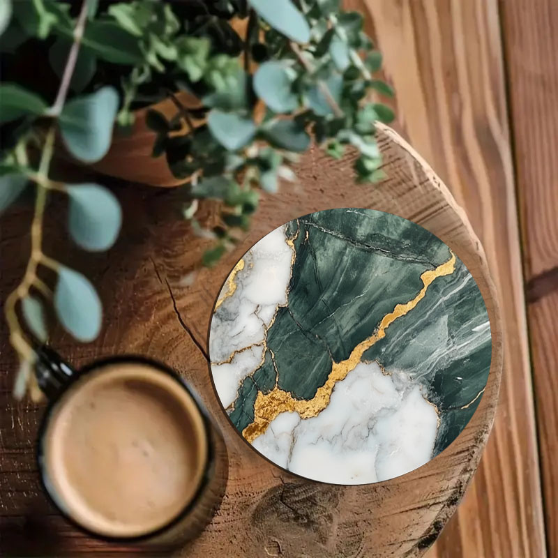 4 Pieces of Marble Pattern Pri - Marble Coaster Set review and price
